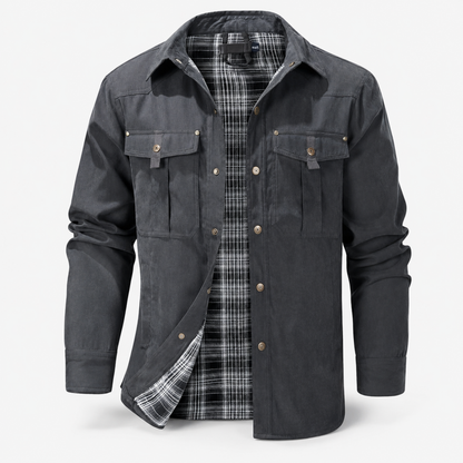 Manlauren® Flannel Lined Shacket