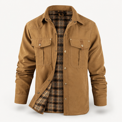 Manlauren® Flannel Lined Shacket
