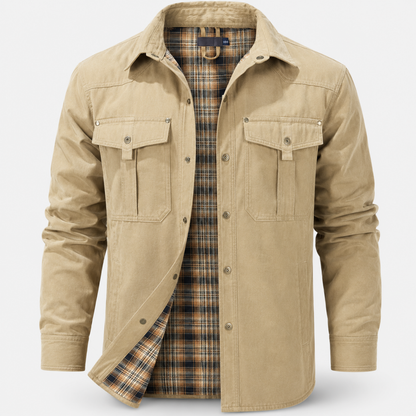 Manlauren® Flannel Lined Shacket