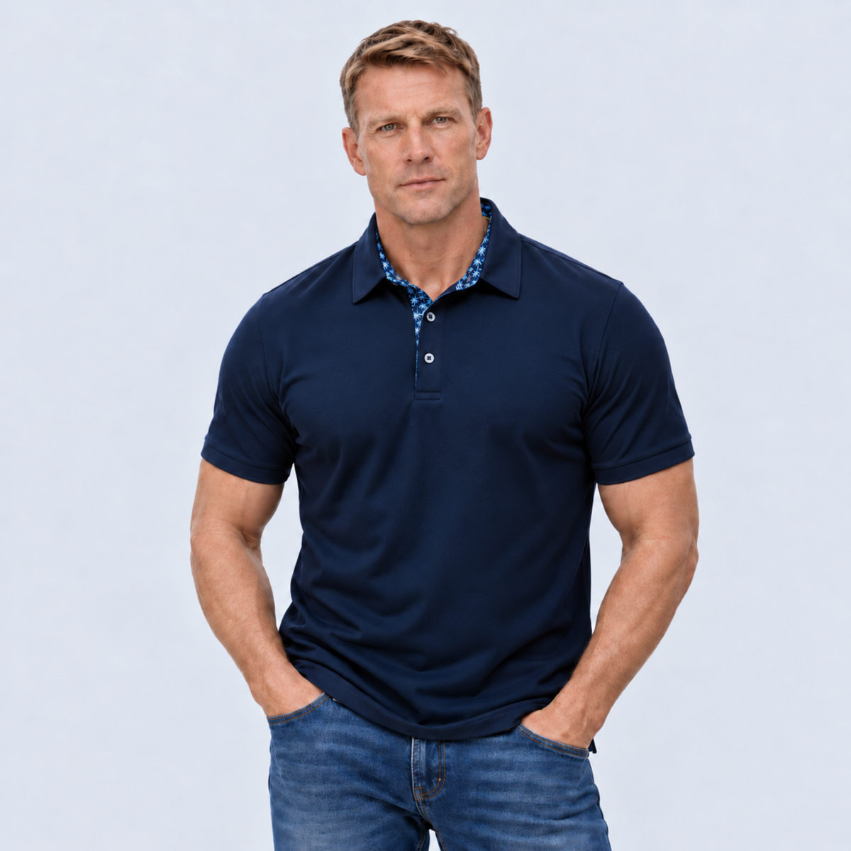 3-Pack Manlauren® Men Polo Shirts Short Sleeve