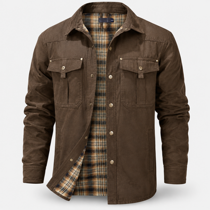 Manlauren® Flannel Lined Shacket
